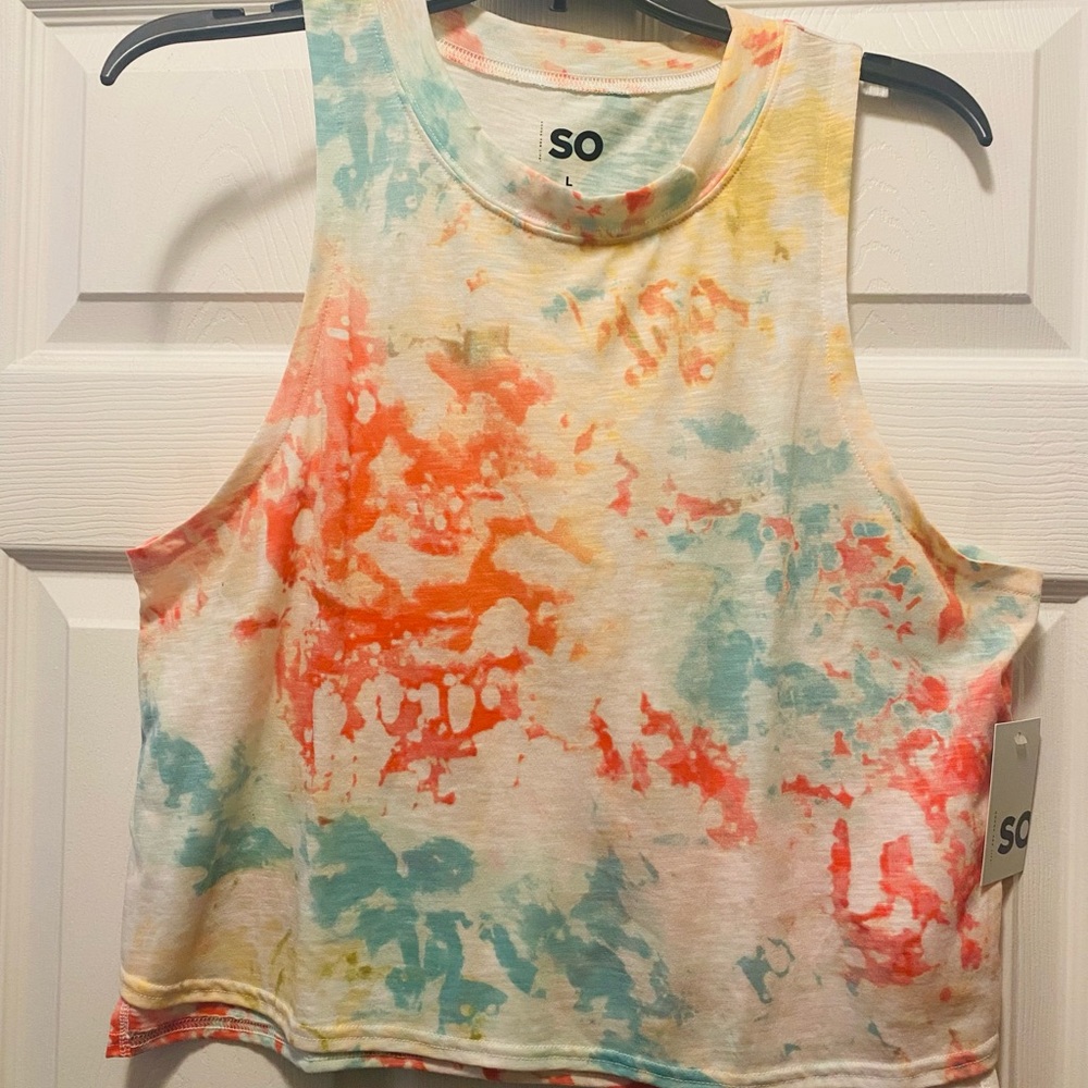 Cropped Tie Dye Tank top